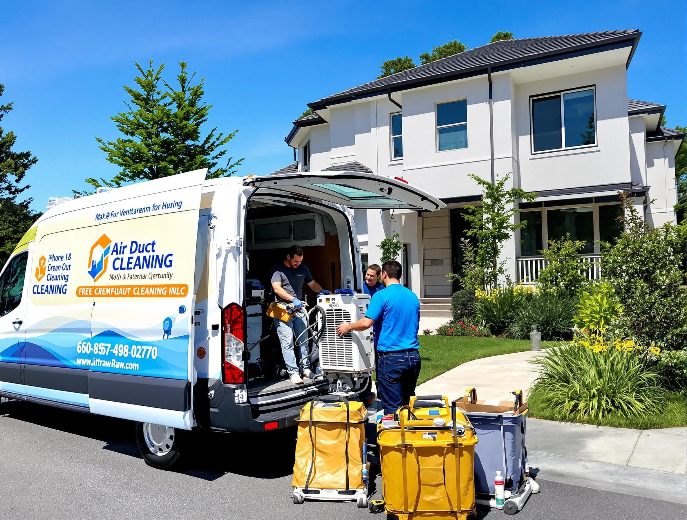 Mountain Brook Air Duct Cleaning technician performing professional air duct cleaning in Mountain Brook