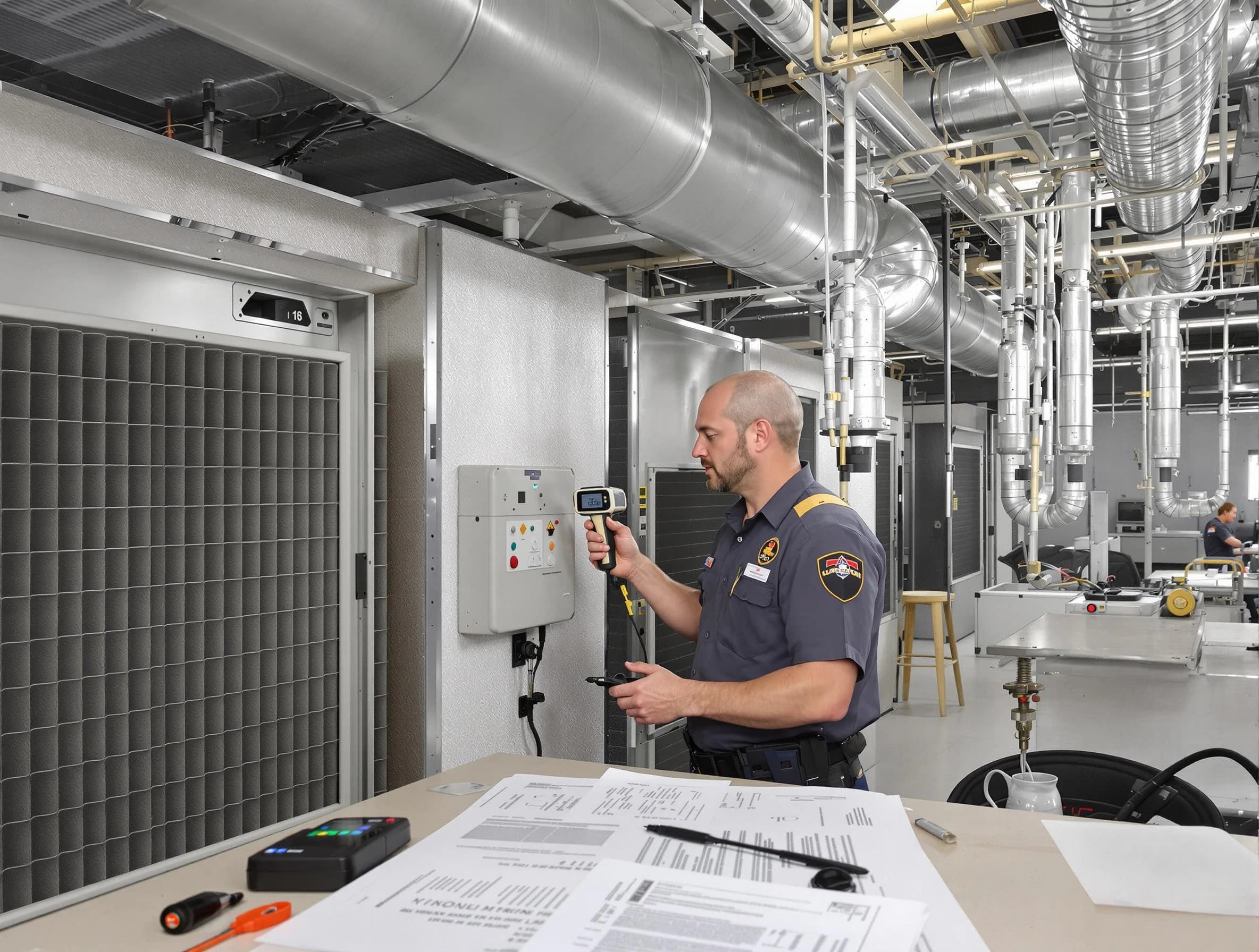 Professional filter system inspection by Mountain Brook Air Duct Cleaning in Mountain Brook