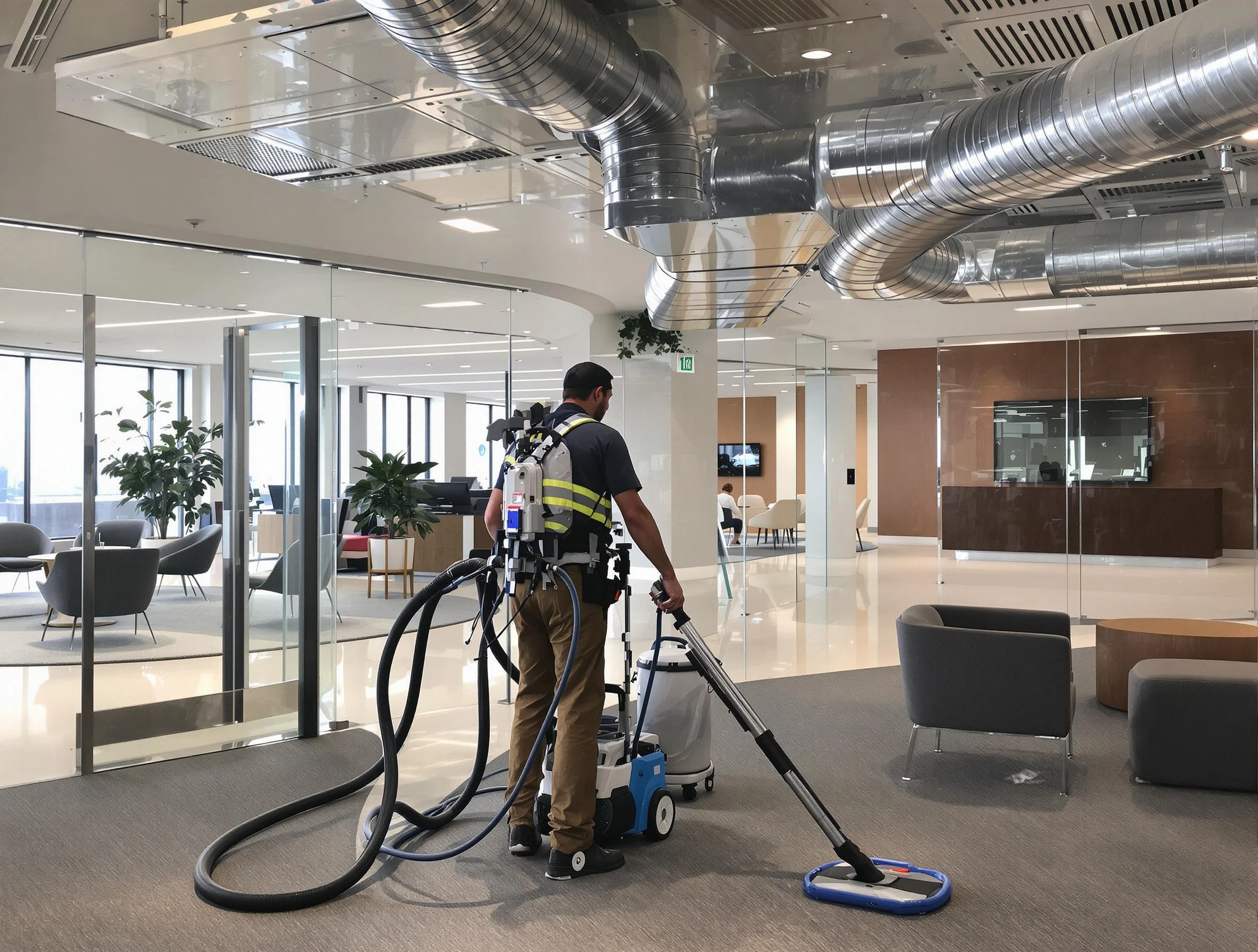 Commercial duct cleaning service by Mountain Brook Air Duct Cleaning in Mountain Brook