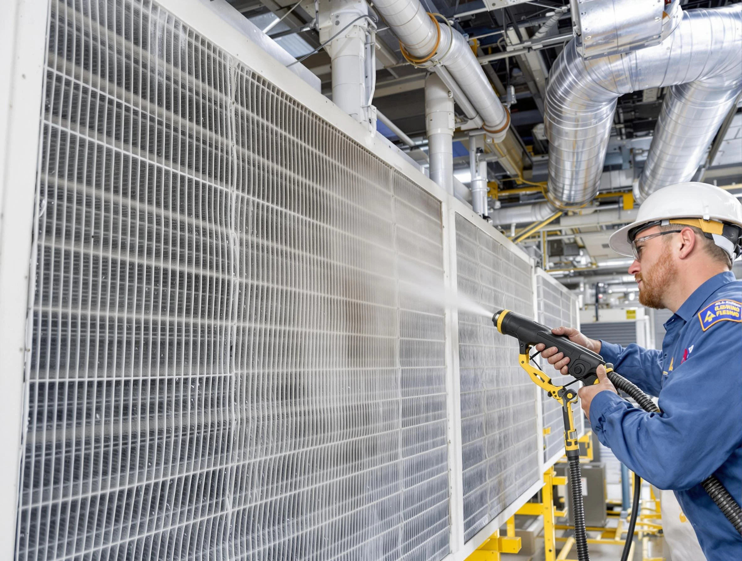 Professional commercial coil cleaning by Mountain Brook Air Duct Cleaning in Mountain Brook