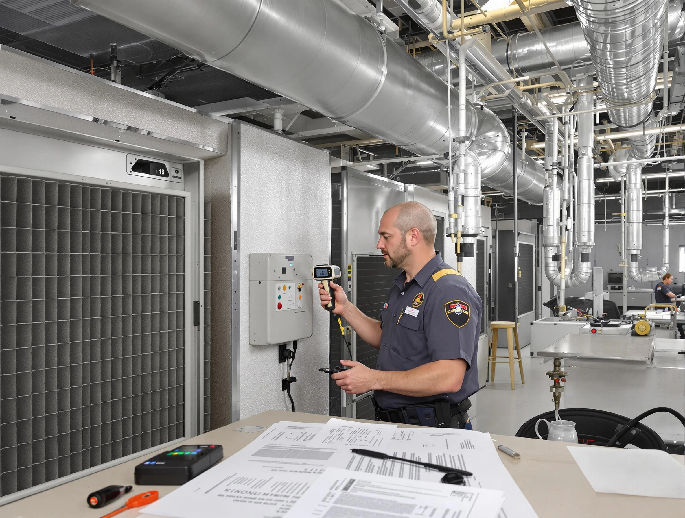 Professional filter system inspection by Mountain Brook Air Duct Cleaning in Mountain Brook